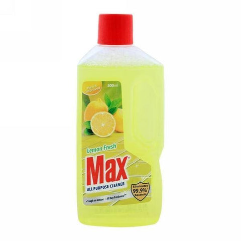 MAX ALL PURPOSE CLEANER LEMON FRESH 500ML - Nazar Jan's Supermarket
