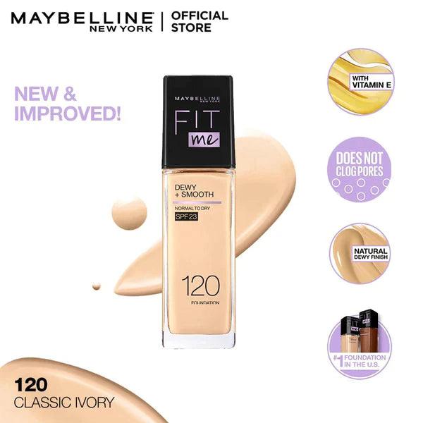 MAYBELLINE FIT ME FOUNDATION 120 30ML - Nazar Jan's Supermarket