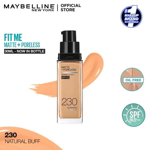 MAYBELLINE FIT ME FOUNDATION 230 NATURAL BUFF 30ML - Nazar Jan's Supermarket