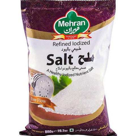 MEHRAN IODIZED SALT 800GM - Nazar Jan's Supermarket