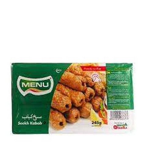 MENU SEEKH KABAB 9PCS 245GM - Nazar Jan's Supermarket