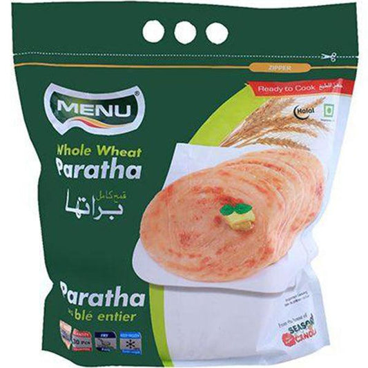 MENU WHOLE WHEAT PARATHA 20PCS 1600GM - Nazar Jan's Supermarket