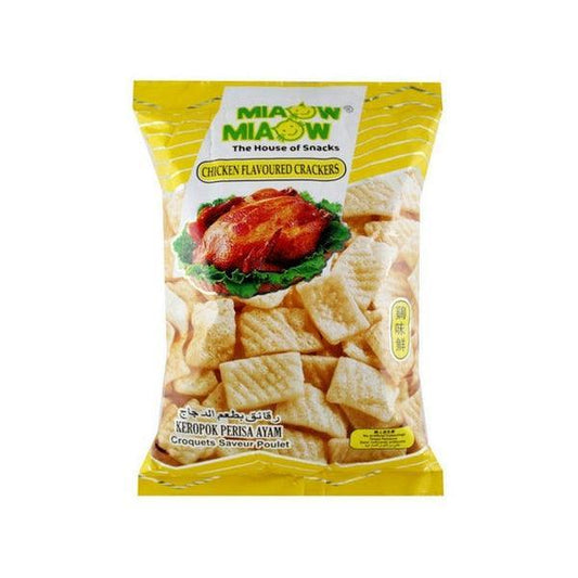 MIAOW MIAOW SNACKS CHICKEN CRACKERS.60G - Nazar Jan's Supermarket