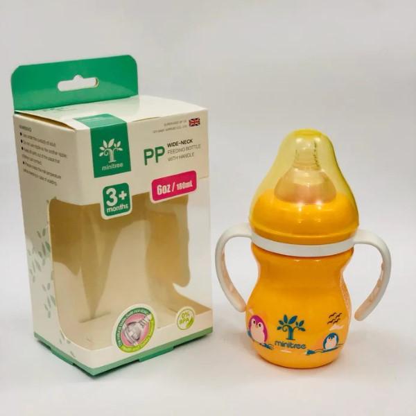 MINITREE WIDE-NECK FEEDING BOTTLE 3 +MONTH 180ML ZR-098 - Nazar Jan's Supermarket