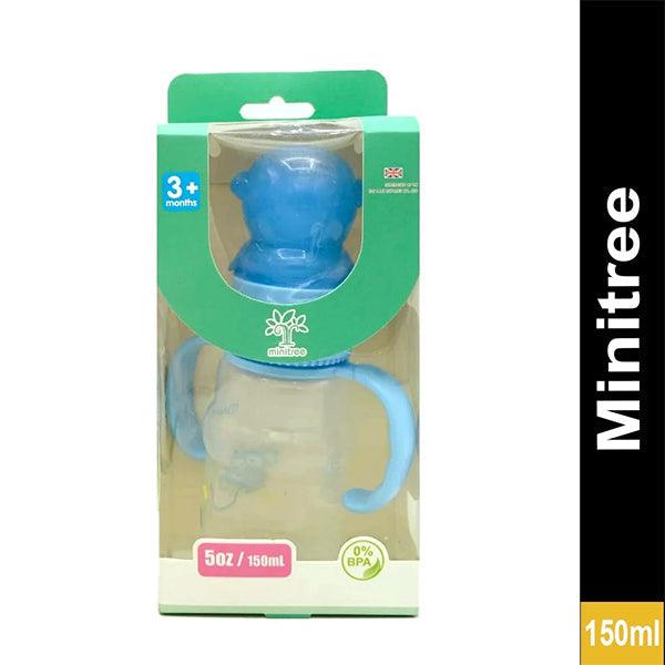 MINITREE WIDE-NECK FEEDING BOTTLE HANDLE 210ML ZR-235A1 - Nazar Jan's Supermarket