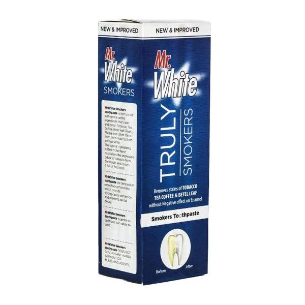 MISTER WHITE TRULY SMOKERS FAMILY TOOTH PASTE 120GM - Nazar Jan's Supermarket