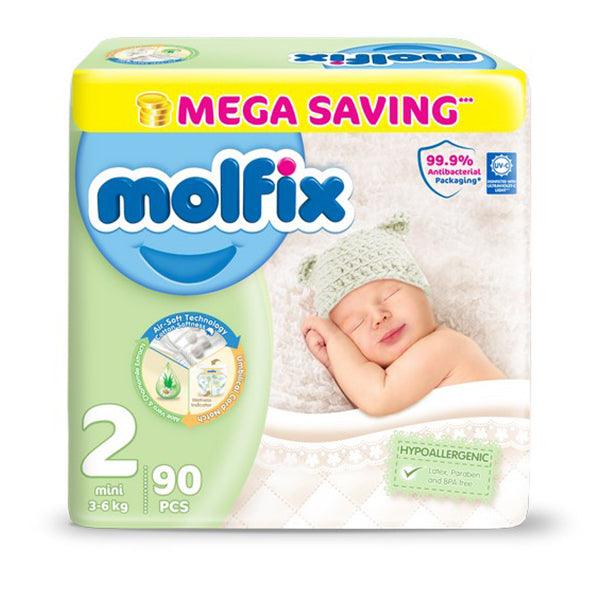 MOLFIX MEGA 2 MINI 90PCS DIAPERS - Nazar Jan's Supermarket