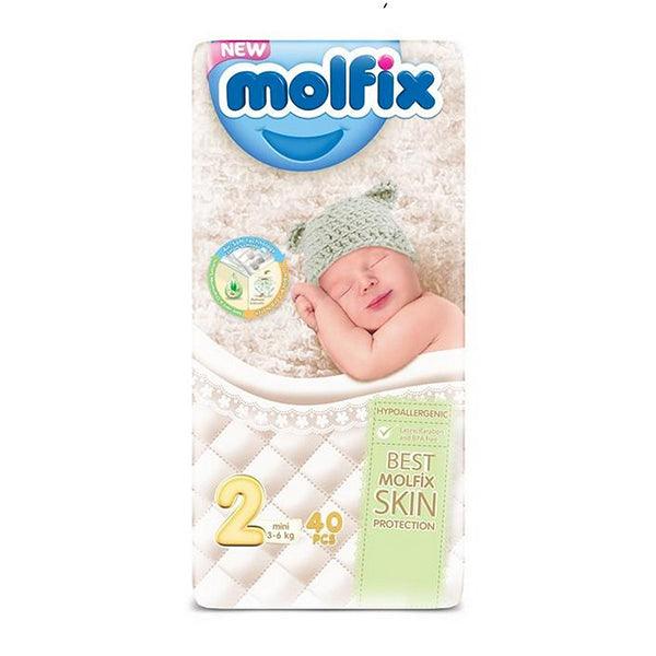 MOLFIX MINI 2 3-6 KG 40PCS DIAPER - Nazar Jan's Supermarket