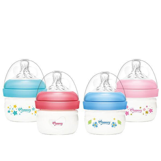 MOMEASY WIDE NECK PP FEEDING BOTTLE NIPPLE 60ML - Nazar Jan's Supermarket