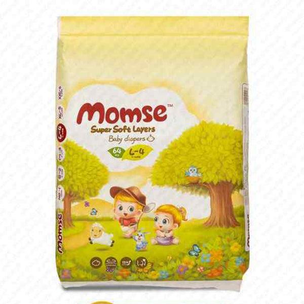 MOMSE DIAPERS LARGE L-4 54PCS - Nazar Jan's Supermarket