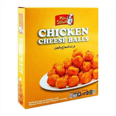 MON SALWA CHICKEN CHEESE BALLS 430G 33PCS - Nazar Jan's Supermarket