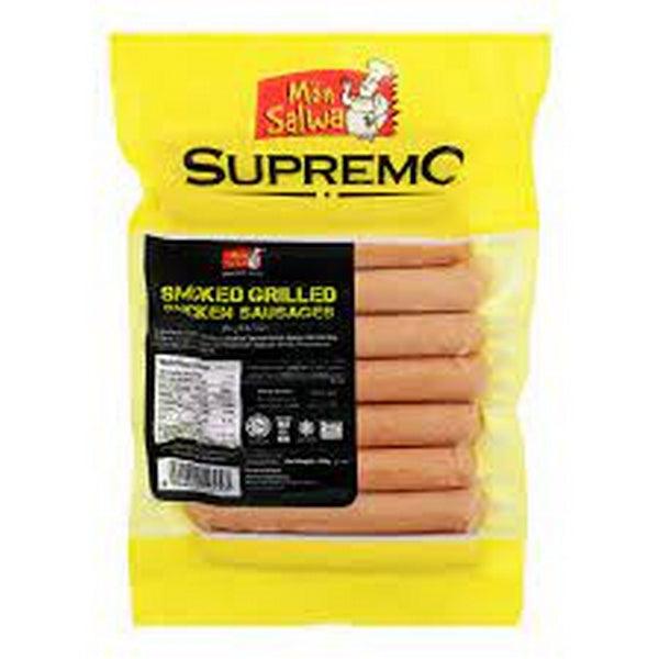 MON SALWA SMOKED GRILLED CHICKEN SAUSAGES 8PCS - Nazar Jan's Supermarket