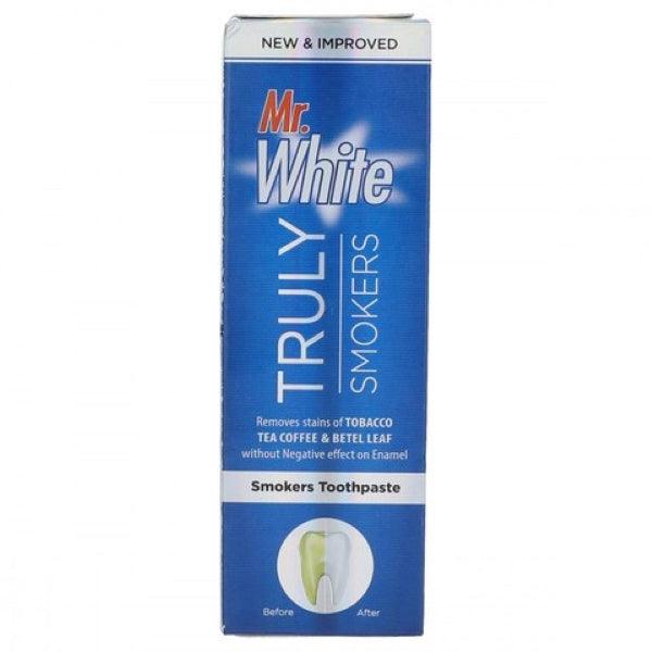 MR.WHITE TRULY SMOKERS TOOTH PASTE 40GM - Nazar Jan's Supermarket