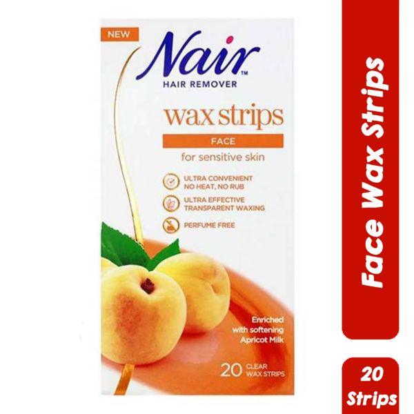 NAIR FACE WAX STRIPS 20PCS - Nazar Jan's Supermarket