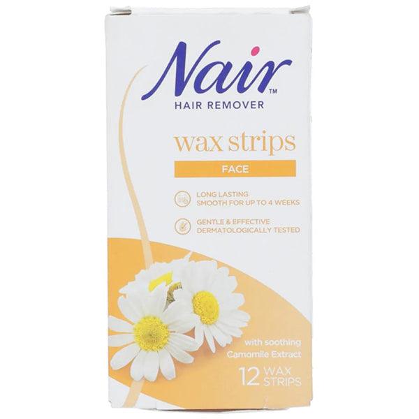 NAIR FACE WAX STRIPS CAMOMILE 20PCS - Nazar Jan's Supermarket