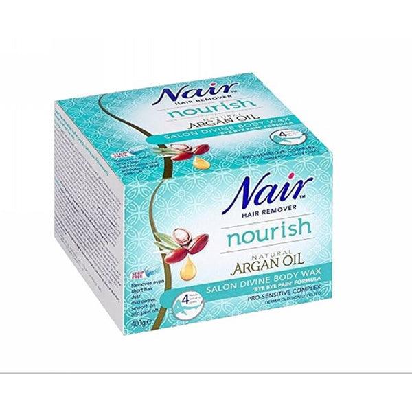 NAIR NOURISH SALON ARGAN HAIR WAX 400GM - Nazar Jan's Supermarket