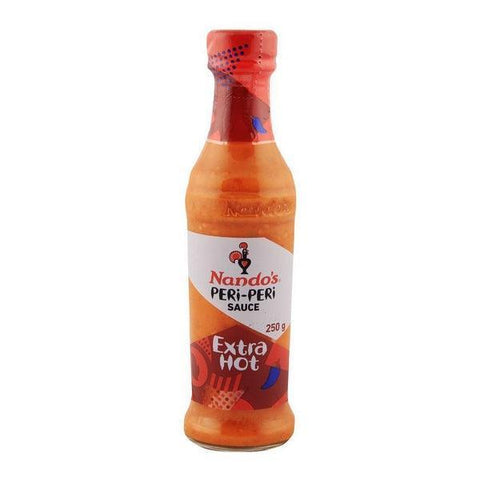 NANDOS EXTRA HOT PERI PERI SAUCE 250G - Nazar Jan's Supermarket