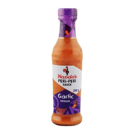 NANDOS PERI-PERI GARLIC SAUCE 250GM - Nazar Jan's Supermarket