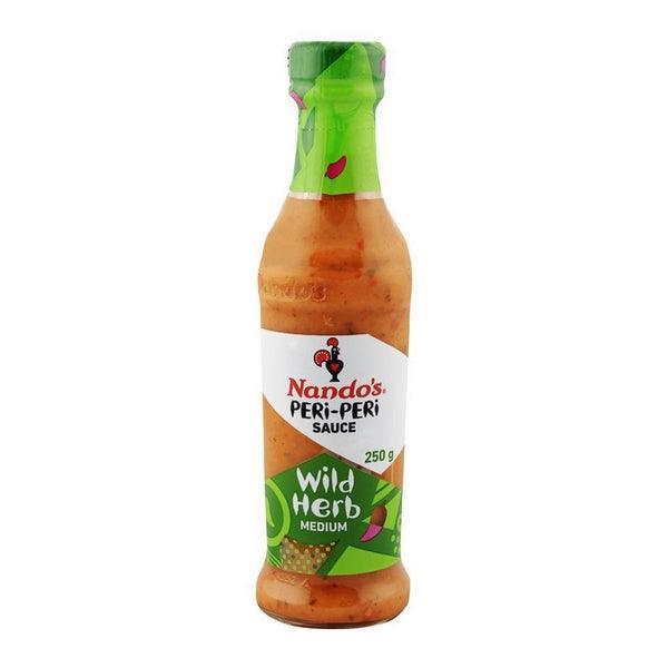 NANDOS PERI-PERI WILD HERB SAUCE 250GM - Nazar Jan's Supermarket