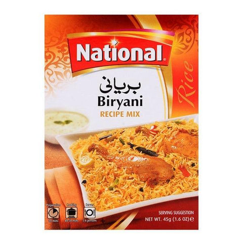 NATIONAL BIRYANI MASALA 45G - Nazar Jan's Supermarket