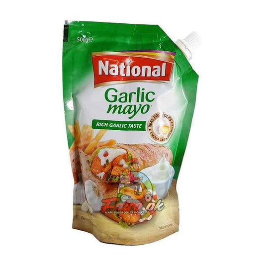 NATIONAL GARLIC MAYO 500GM - Nazar Jan's Supermarket