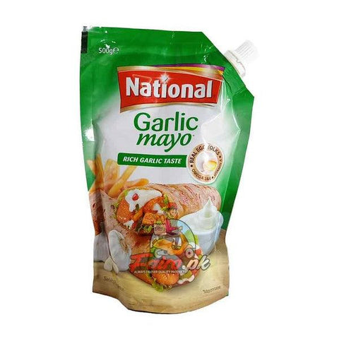 NATIONAL GARLIC MAYO 500GM - Nazar Jan's Supermarket