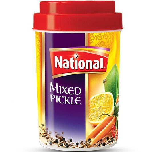 NATIONAL PICKLE MIXED IN OIL JAR 1KG - Nazar Jan's Supermarket