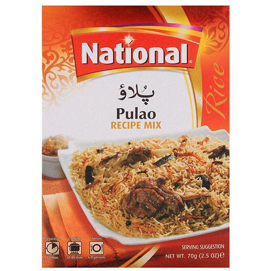 NATIONAL PULAO MASALA MIX 70GM - Nazar Jan's Supermarket