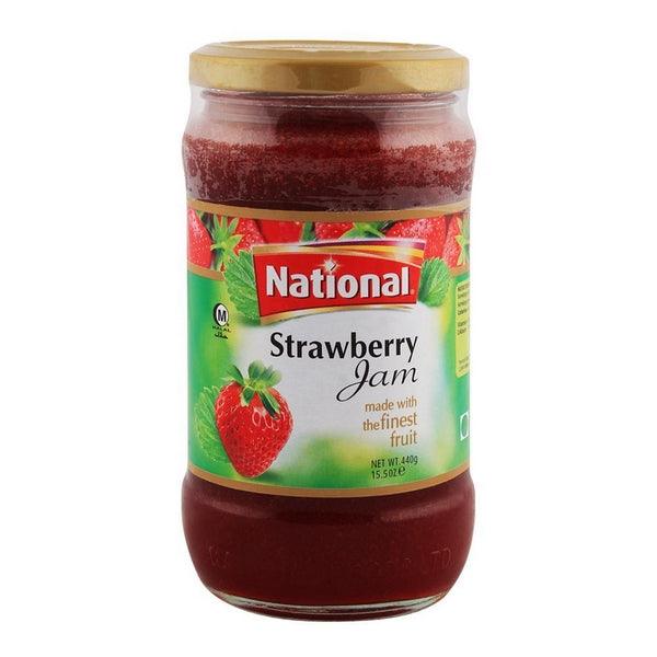 NATIONAL STRAWBERRY JAM 440GM - Nazar Jan's Supermarket