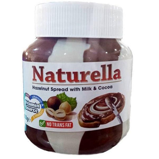 NATURELLA HAZELNUT SPREAD WITH COCOA 350G - Nazar Jan's Supermarket