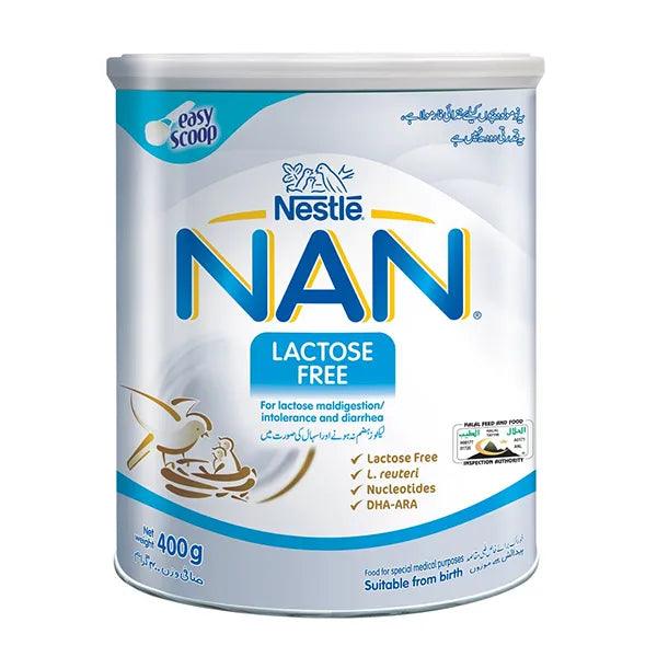 NESTLE NAN LACTOSE FREE TIN 400GM - Nazar Jan's Supermarket