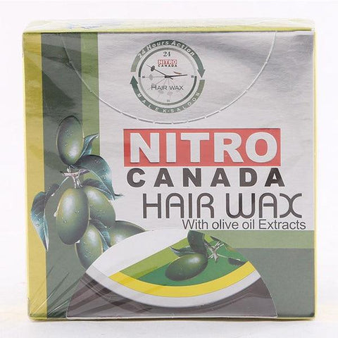 NITRO CANADA HAIR WAX WITH OLIVE OIL EXTRACTS 150GM - Nazar Jan's Supermarket
