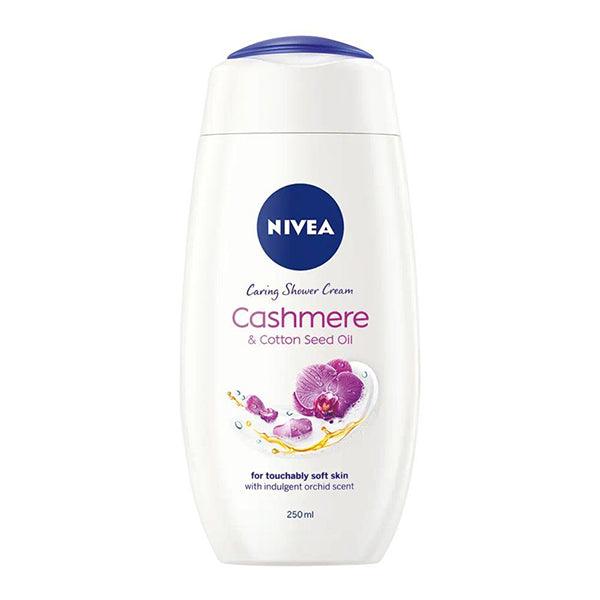 NIVEA CASHMERE & COTTON SEED OIL SHOWER CREAM 250ML - Nazar Jan's Supermarket