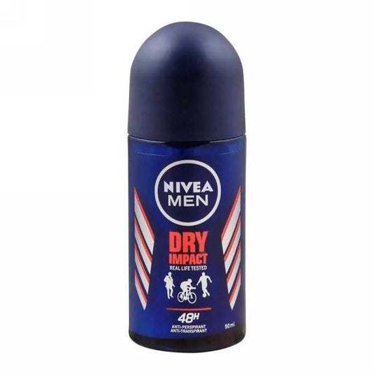 NIVEA MEN ROLL ON DRY IMPACT 50ML - Nazar Jan's Supermarket