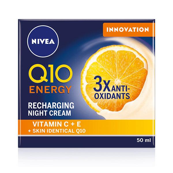 NIVEA Q10 ENERGY RECHARGING NIGHT CREAM 50ML - Nazar Jan's Supermarket