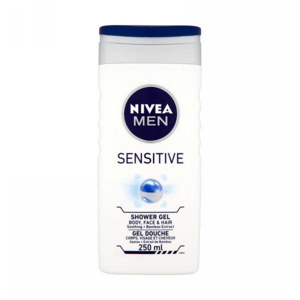 NIVEA SENSITIVE 3IN1 SHOWER GEL 250ML - Nazar Jan's Supermarket