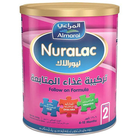 NURALAC INFANT FORMULA 6-12MONTH 2 400GM - Nazar Jan's Supermarket