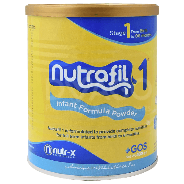 NUTRAFIL INFANT FORMULA STAGE 1 FROM BITH TO 6 MONTH 400GM - Nazar Jan's Supermarket