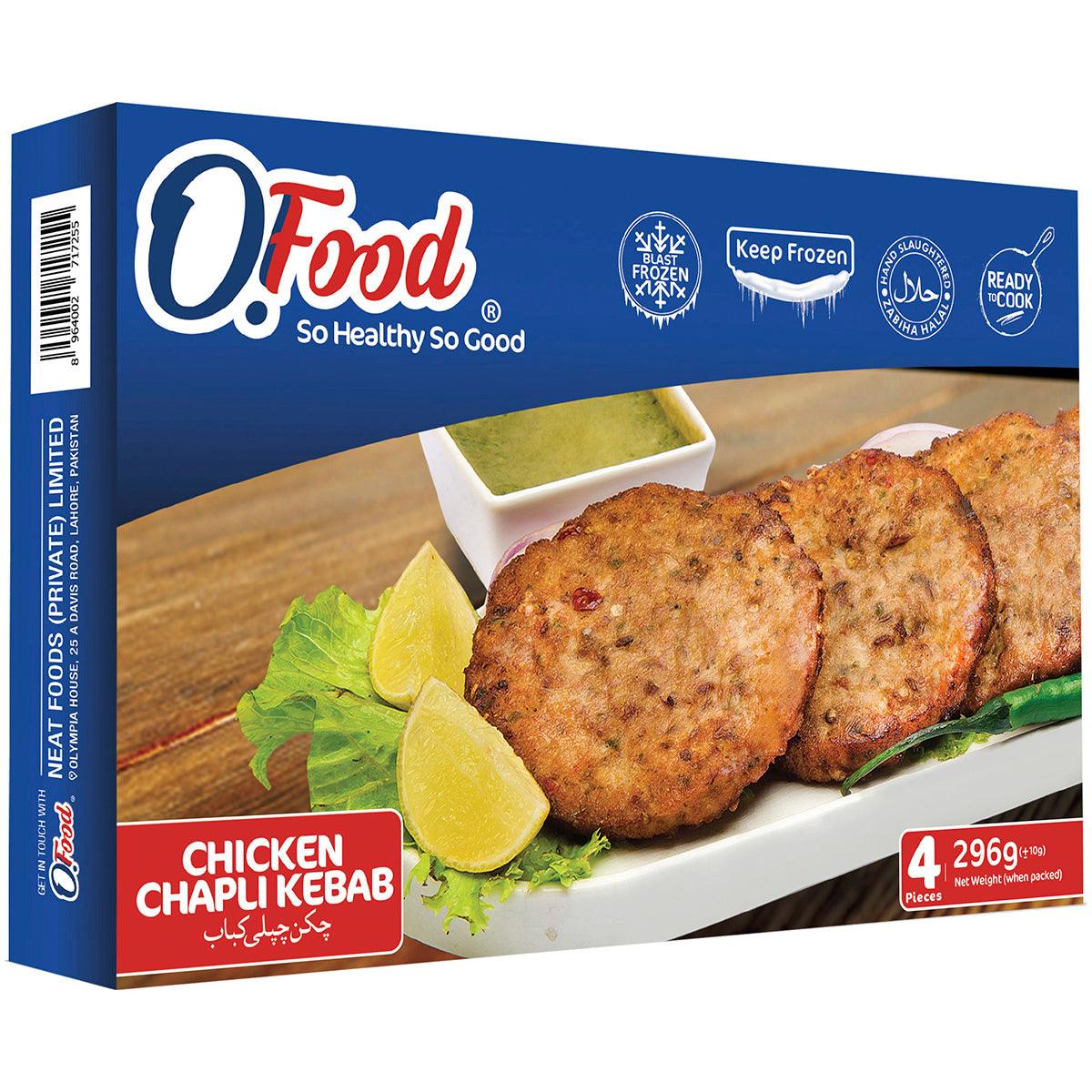 O.FOOD CHICKEN CHAPLI KEBAB 4PCS - Nazar Jan's Supermarket