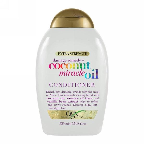 OGX COCONUT OIL MIRACLE CONDTIONER 385ML - Nazar Jan's Supermarket