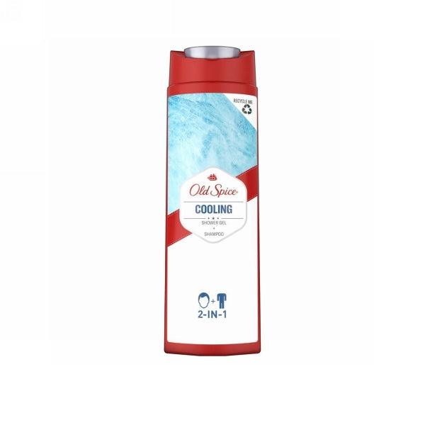 OLD SPICE COOLING SHOWER GEL SHAMPOO 2IN1 400ML - Nazar Jan's Supermarket