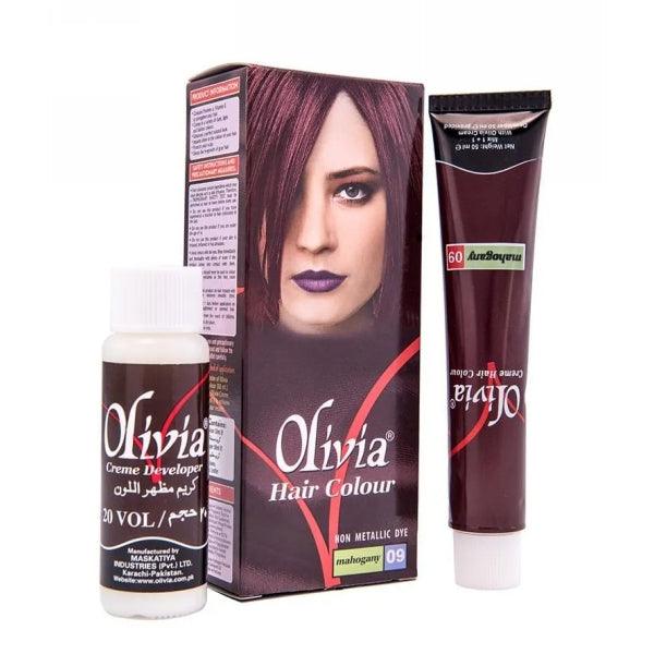 OLIVIA HAIR COLOUR MAHOGANY 09 - Nazar Jan's Supermarket