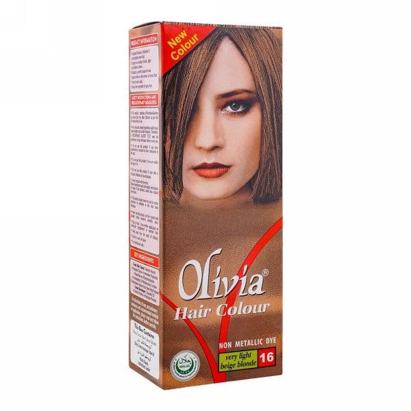 OLIVIA HAIR COLOUR VERY LIGHT BEIGE BLONDE 16 - Nazar Jan's Supermarket