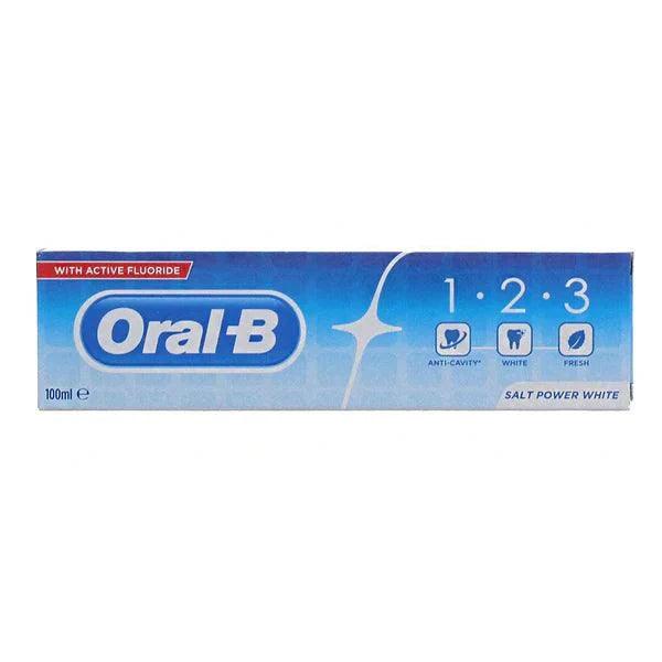 ORAL B SALT 123 SALT POWER WHITE 100ML - Nazar Jan's Supermarket