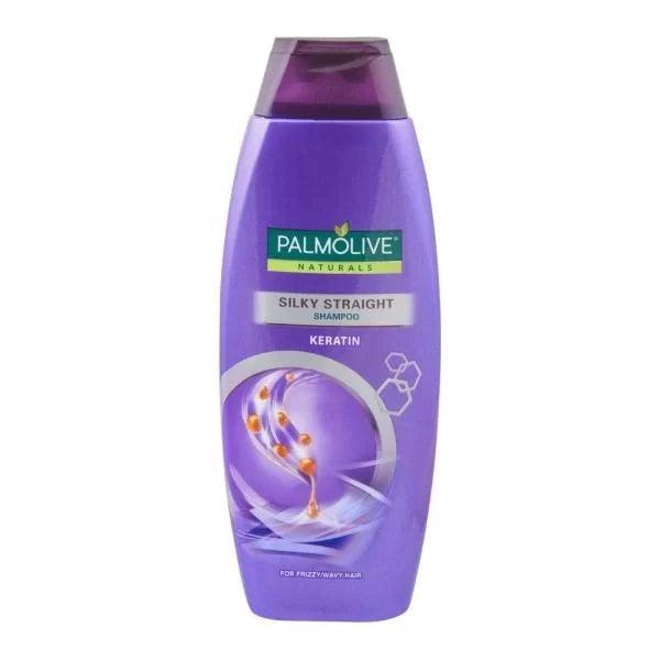 PALMOLIVE NATURALS SILKY STRAIGHT SHAMPOO 375ML - Nazar Jan's Supermarket