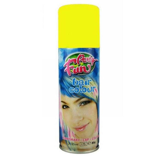 PARTY COLOR HAIR SPRAY YELLOW 125ML - Nazar Jan's Supermarket