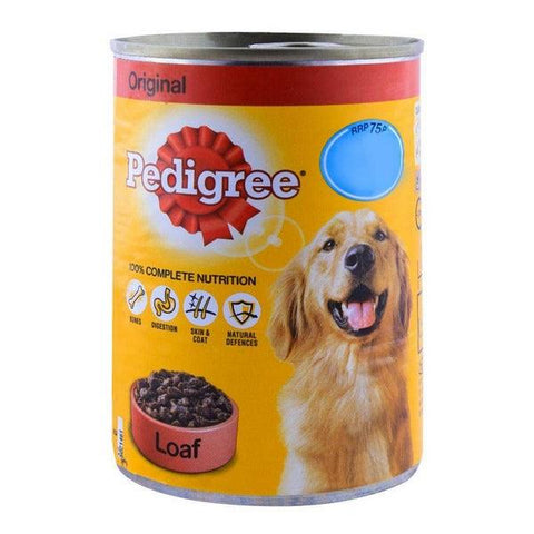 PEDIGREE DOG FOOD ORIGINAL IN LOAF 400GM - Nazar Jan's Supermarket