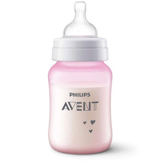 PHILIPS AVENT ANTI-COLIC REDUIT LES 1M+ROSE SCF821/14 260ML - Nazar Jan's Supermarket