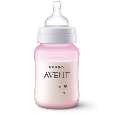 PHILIPS AVENT ANTI-COLIC REDUIT LES 1M+ROSE SCF821/14 260ML - Nazar Jan's Supermarket