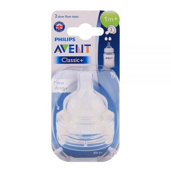 PHILIPS AVENT CLASSIC 1M+ NIPPLE SCF632/27 - Nazar Jan's Supermarket